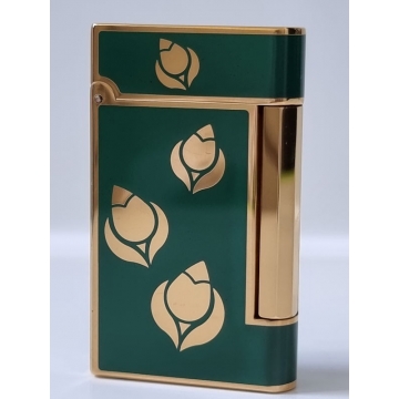 Rare Bvlgari - Bulgari Green & Gold Lighter